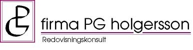 firma PG holgersson